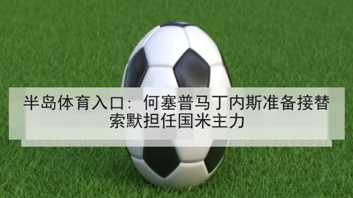 半岛体育入口: 何塞普马丁内斯准备接替索默担任国米主力