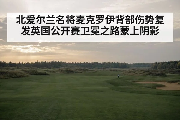 北爱尔兰名将麦克罗伊背部伤势复发英国公开赛卫冕之路蒙上阴影